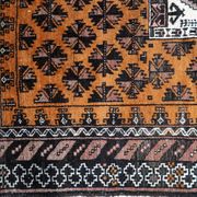 Tapis Baluch afghan ancien fait main, 107 cm x 189 cm, années 1920
