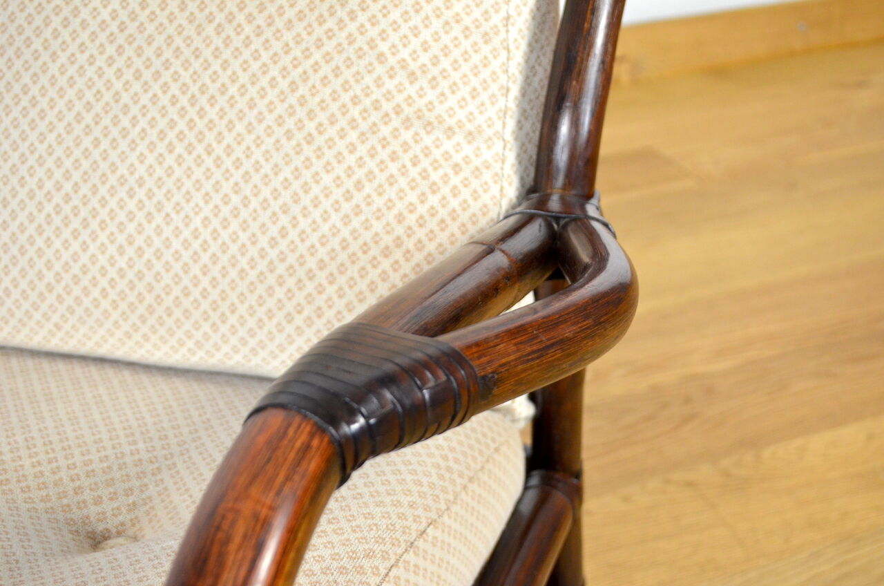 Vintage Bamboo Armchair 1960