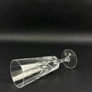 6 flûtes à champagne en cristal de Lorraine