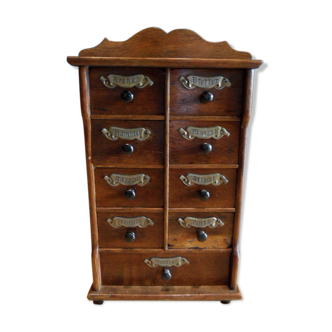 Antique spice cabinet