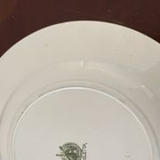 Round ironstone dish Moulin des Loups & Hamage Nord Violetta model