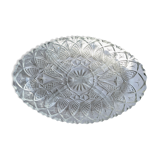 Empty pocket in chiseled glass