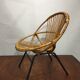Fauteuil corbeille rotin