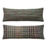 Set of 2 vintage kilim cushion covers 41x119 cm