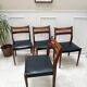4 chaises scandinaves