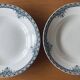 7 antique deep plates in Saint-Amand earthenware (Nord)