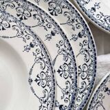 10 deep ironware plates “Balzac” Choisy le Roi