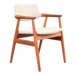 Chaise en teck danois - milieu