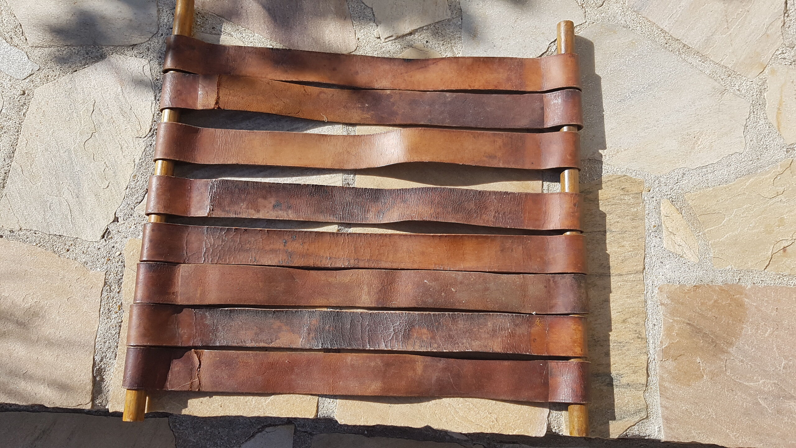 Coffee table Design Dujo Cuba wood leather marble
