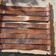 Coffee table Design Dujo Cuba wood leather marble