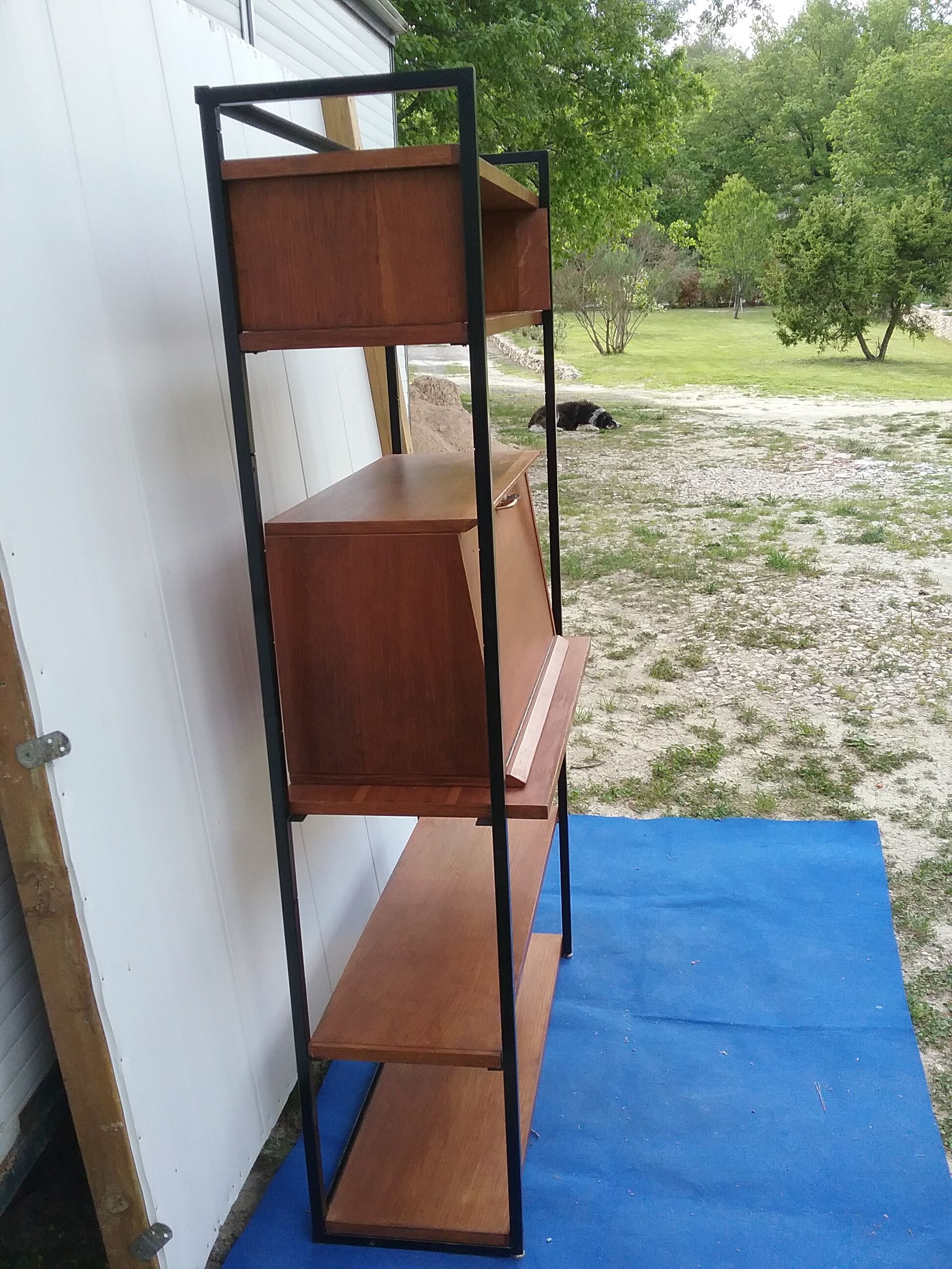 Vintage secretary shelf
