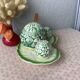 Fratelli Gialletti Italy barbotine salt, pepper and mustard shakers