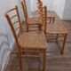 Danish 4 chairs 80s Denmark
