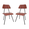 Set of 2 chairs Rudolf Wolf edition Elsrijk chairs, 1950's