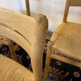 Lot de chaises BM1 par Borge Mogensen