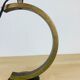 Sculptural brass lamp modernist style 50s
