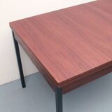1960s extendible diningtable in teak and metal