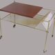 Vintage coffee table with rack Serving trolley on wheels