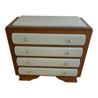 Pale green chest of drawers