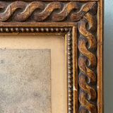 Old 19th century watercolor signed and dated