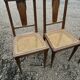 Chaises en cannage année 30-40