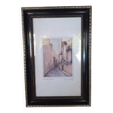 Street illustration painting