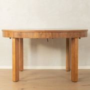 Table à manger extensible élégante par Ruscheweyh, années 1930, noyer