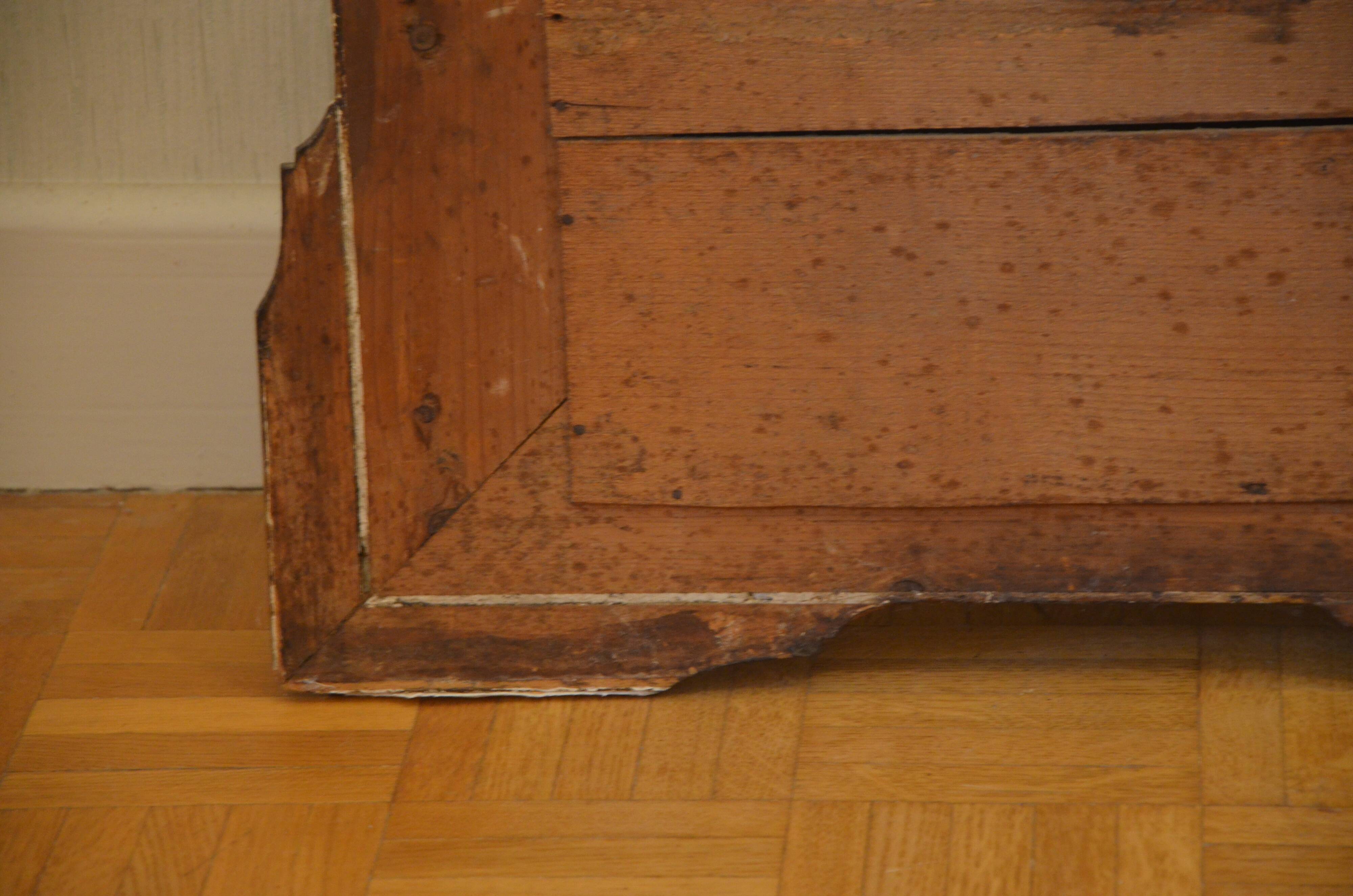 Wooden style mirror 74x104cm