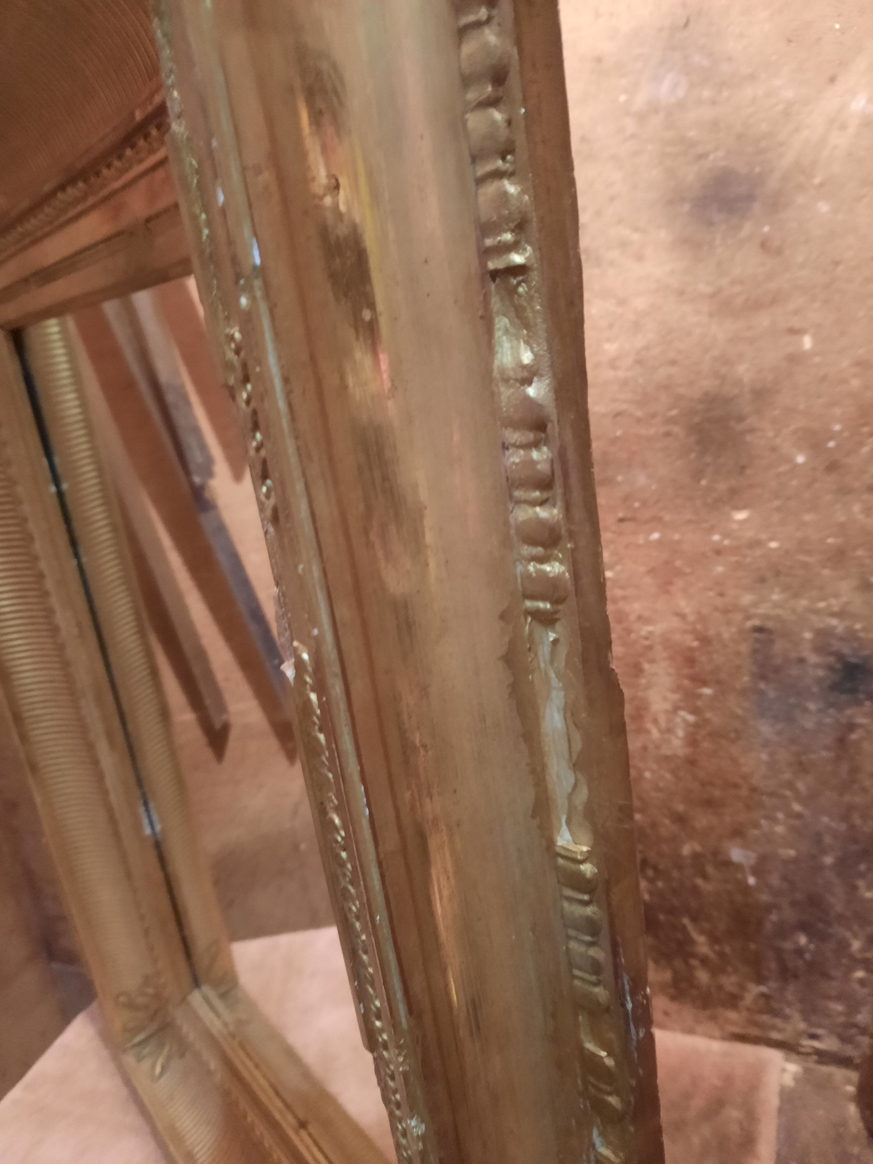 Gilded wood mirror 59x76cm