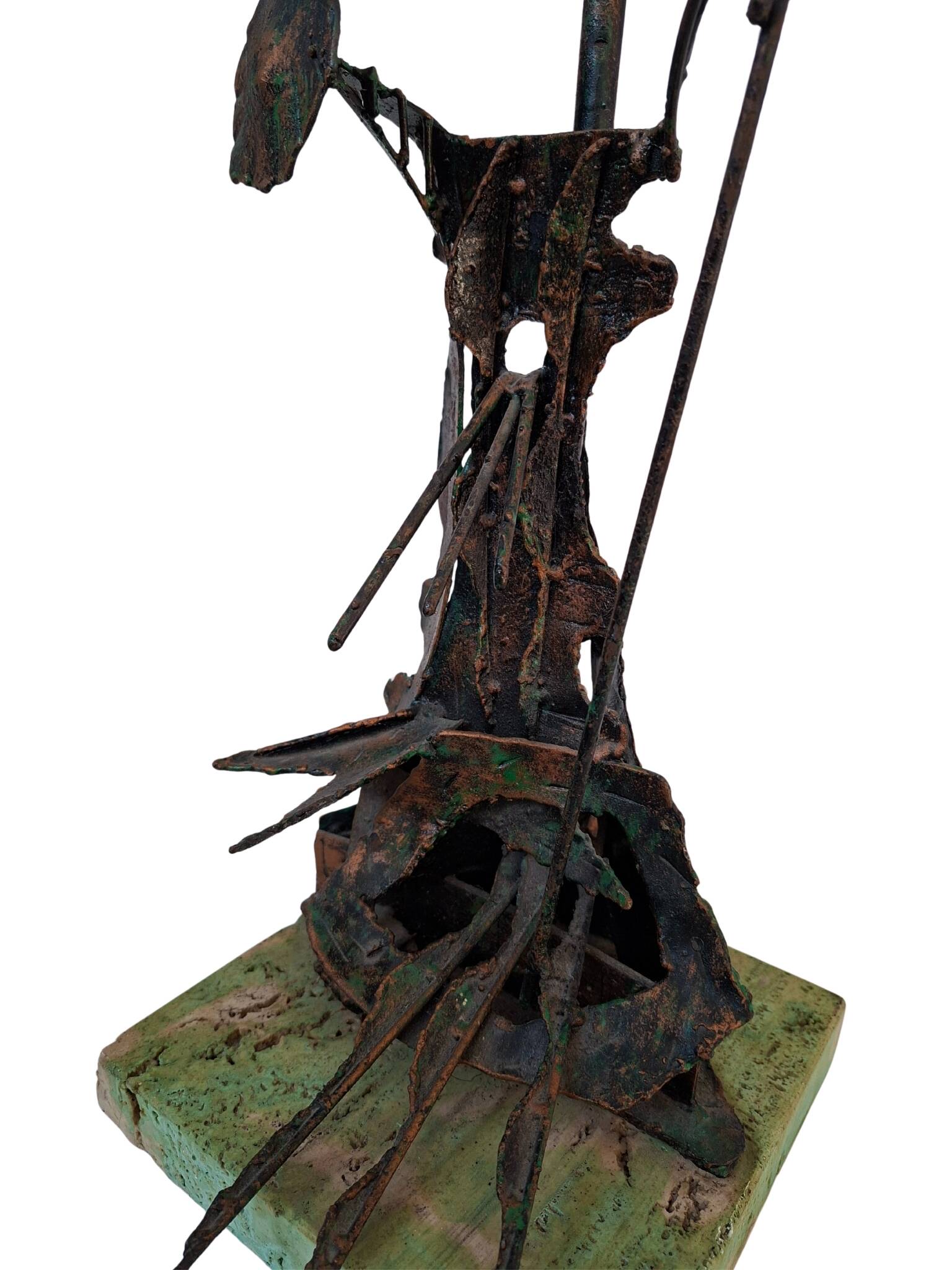 Scultura Brutalista "Don Chisciotte" in Rame – Un’Icona di Design Mid-Centu