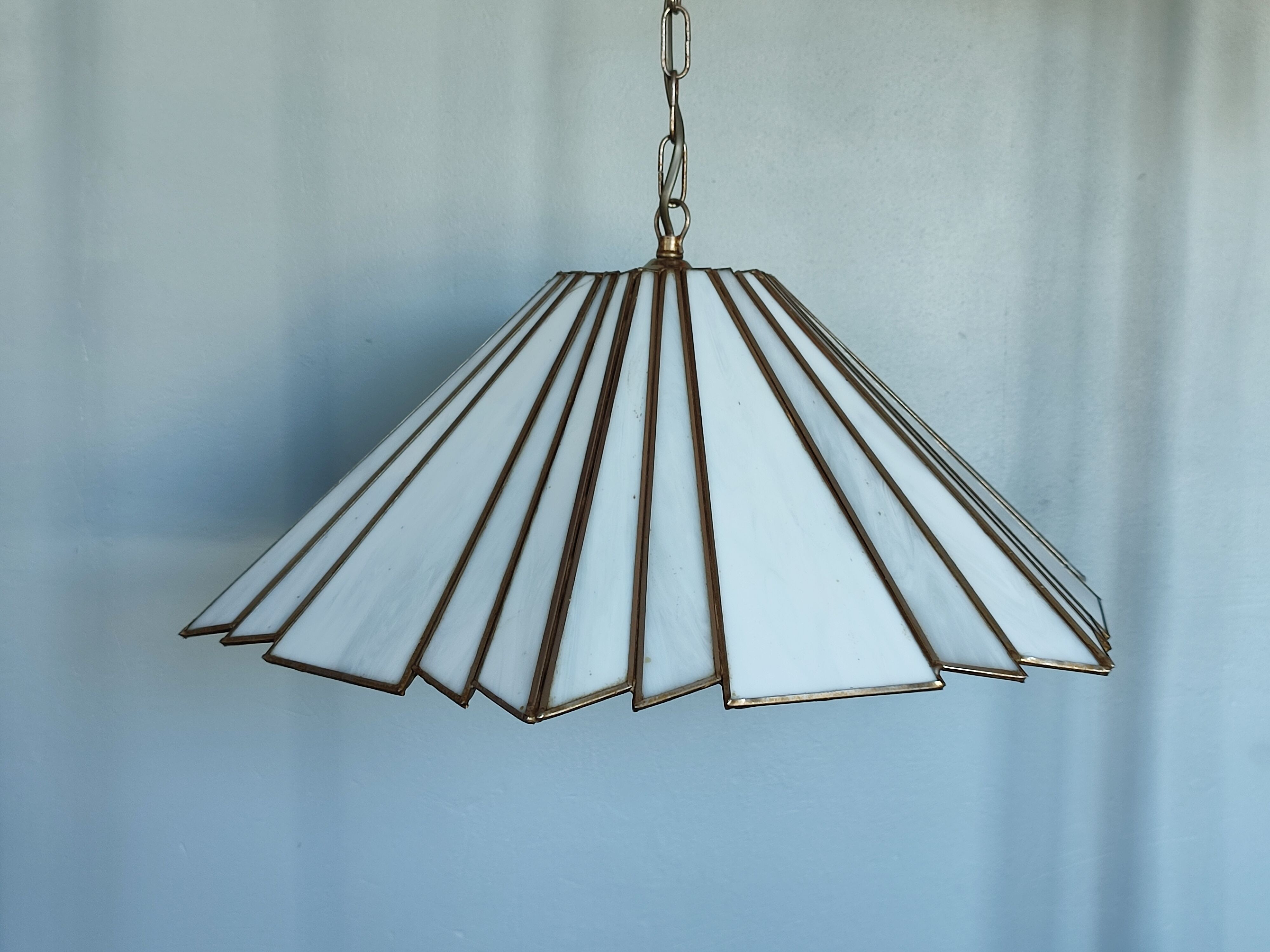 Suspension éventail style art déco vintage