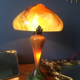 Odeon model mushroom lamp, La Rochère Glassworks France
