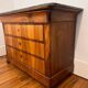 19th-century commode with a marble top
