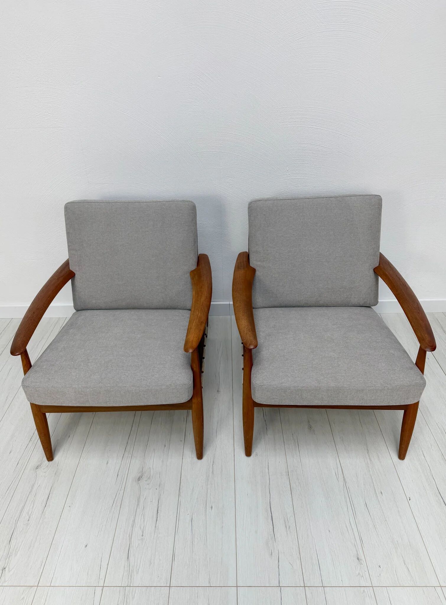 1960s vintage Danish mid-century teak armchair
