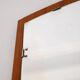 Miroir mural scandinave en teck des années 1960