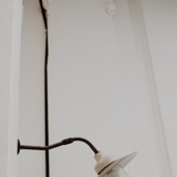 Gooseneck wall lamp