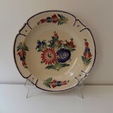 Numbered Henriot Quimper earthenware plate
