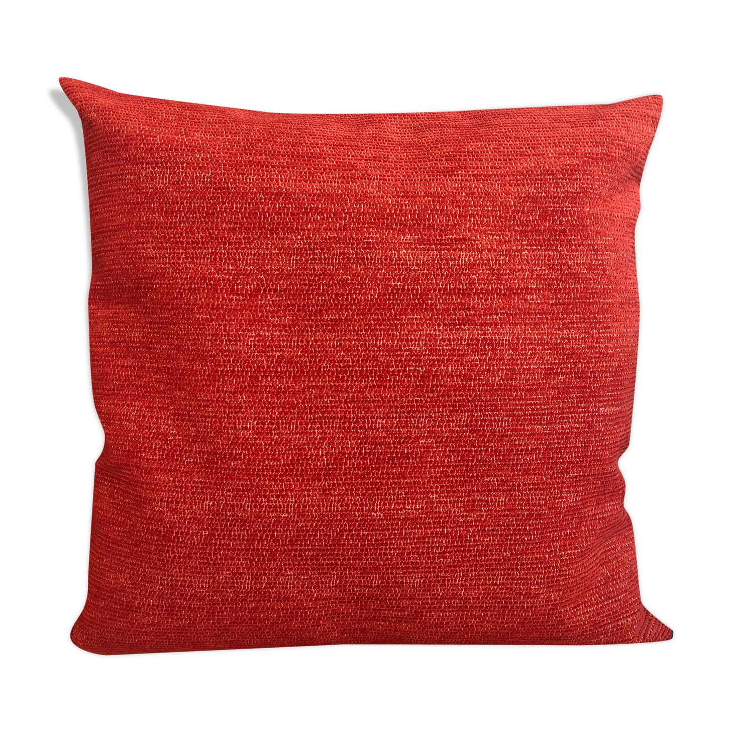 Red striped cushion