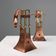 Pair of copper Table Candlesticks by Carl Deffner, Germany ca 1910