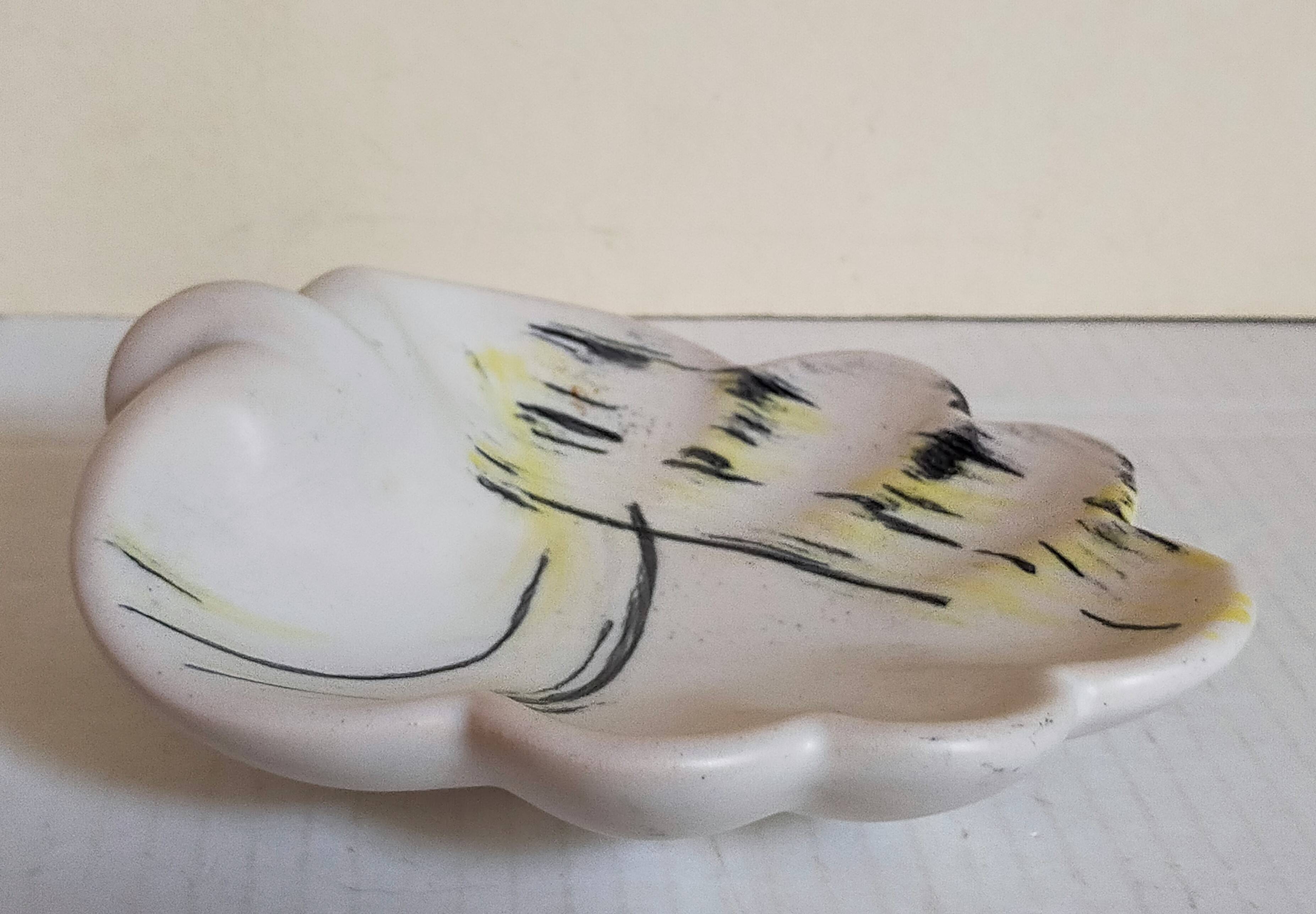 Vallauris ceramic pocket tray from the 1950s