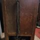 Large Prestcold brand bar fridge or store cooler in oak