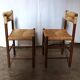 Pair of "Dordogne" chairs by Charlotte Perriand from the 1950s.