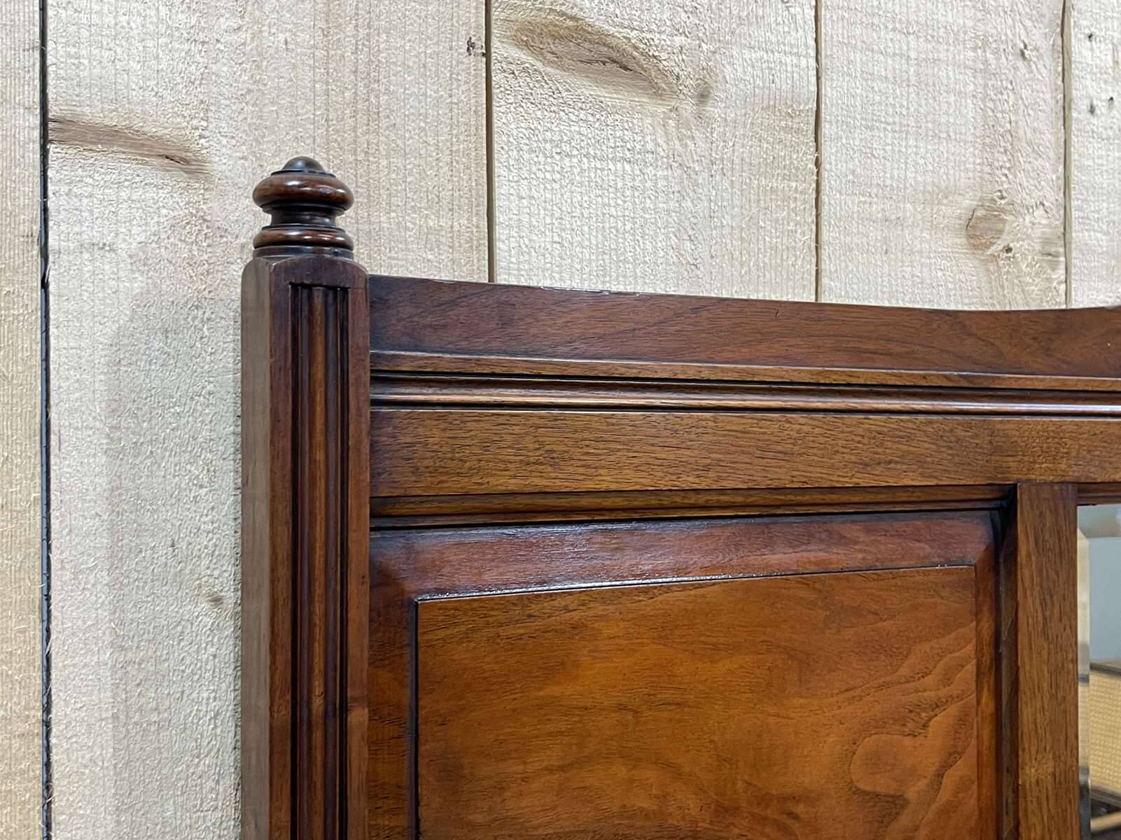 English art nouveau buffet in mahogany early twentieth century