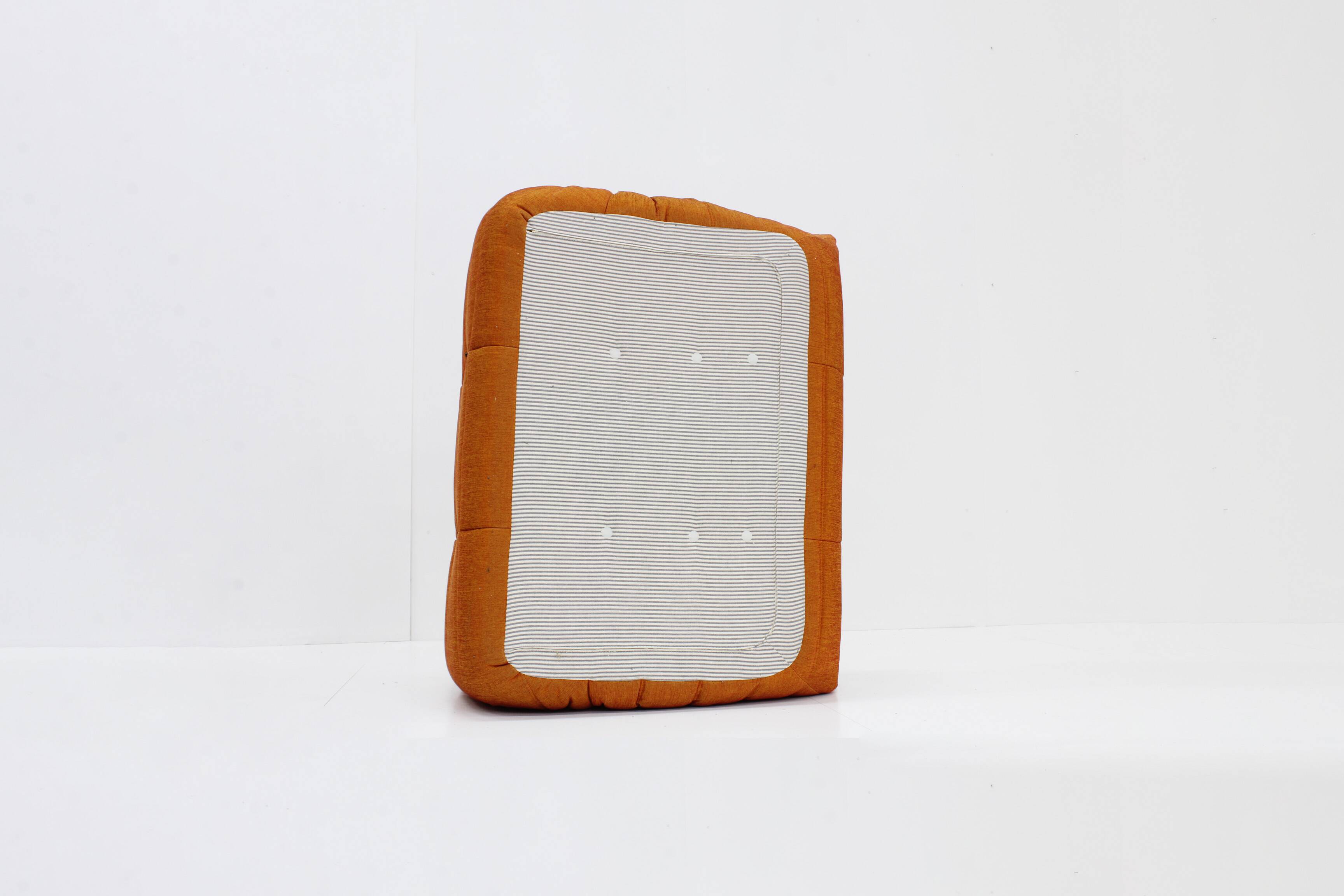 Ligne Roset Togo 2 seater sofa orange by Michel Ducaroy