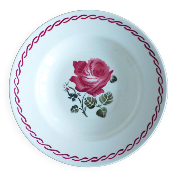 Assiette creuse vintage de Badonviller modèle Germaine 221274