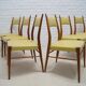 Mid-century Austrian dining chairs, 1950s, set of 6