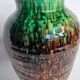 Vase amphora in glazed terracotta, signed "Accolay", 27 cm