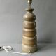 Large stoneware lamp base, signed Jean-Luc Noël, 1980s-90s