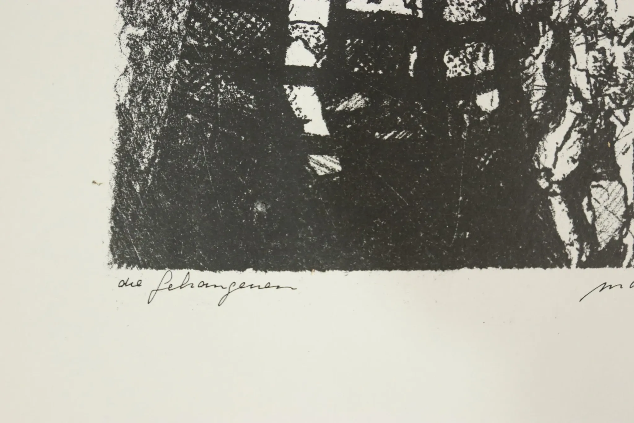 Print 'Die Gefangenen' – Maria Schneider, 1973