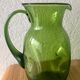 Pichet en verre vert